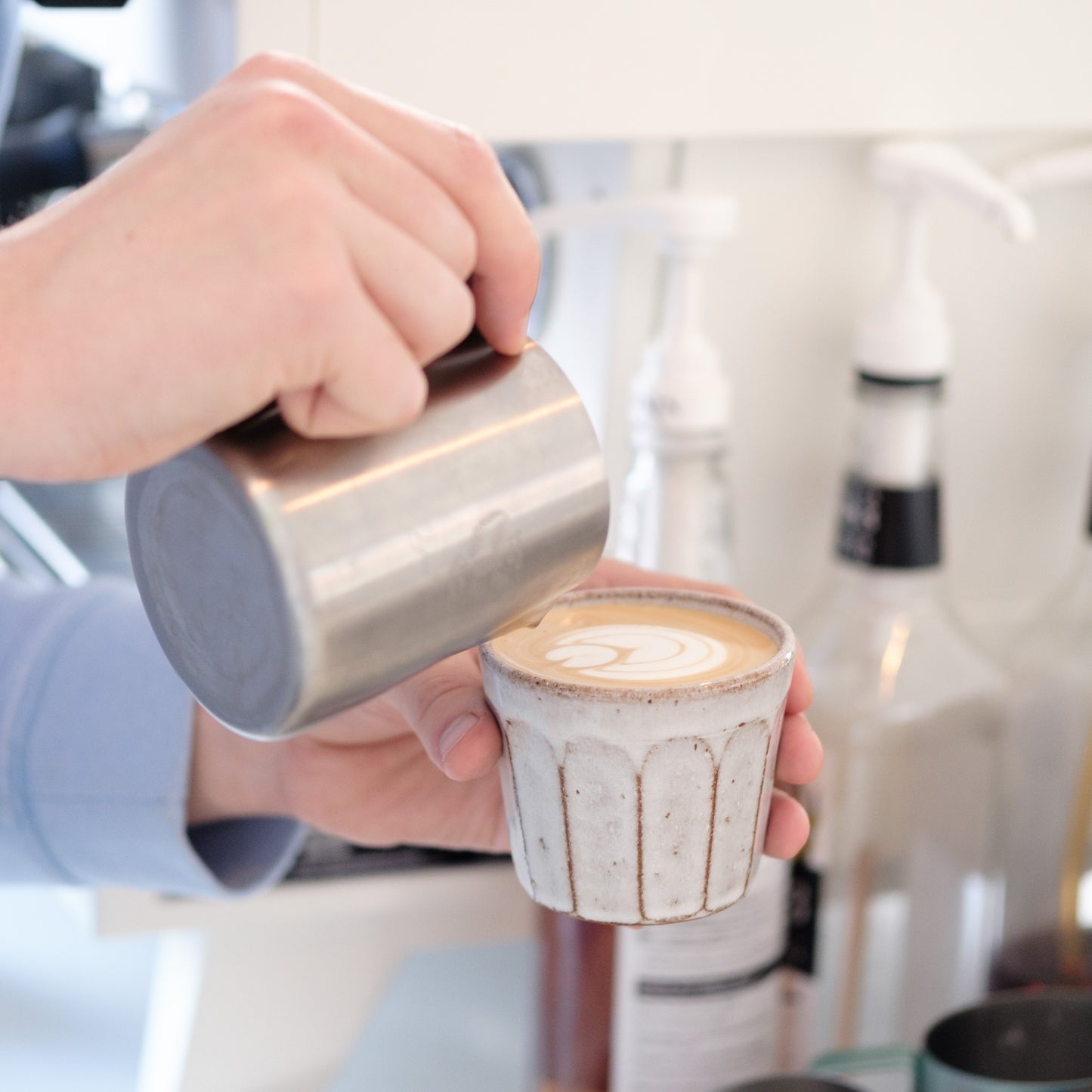 Faceted Flat White - Oat