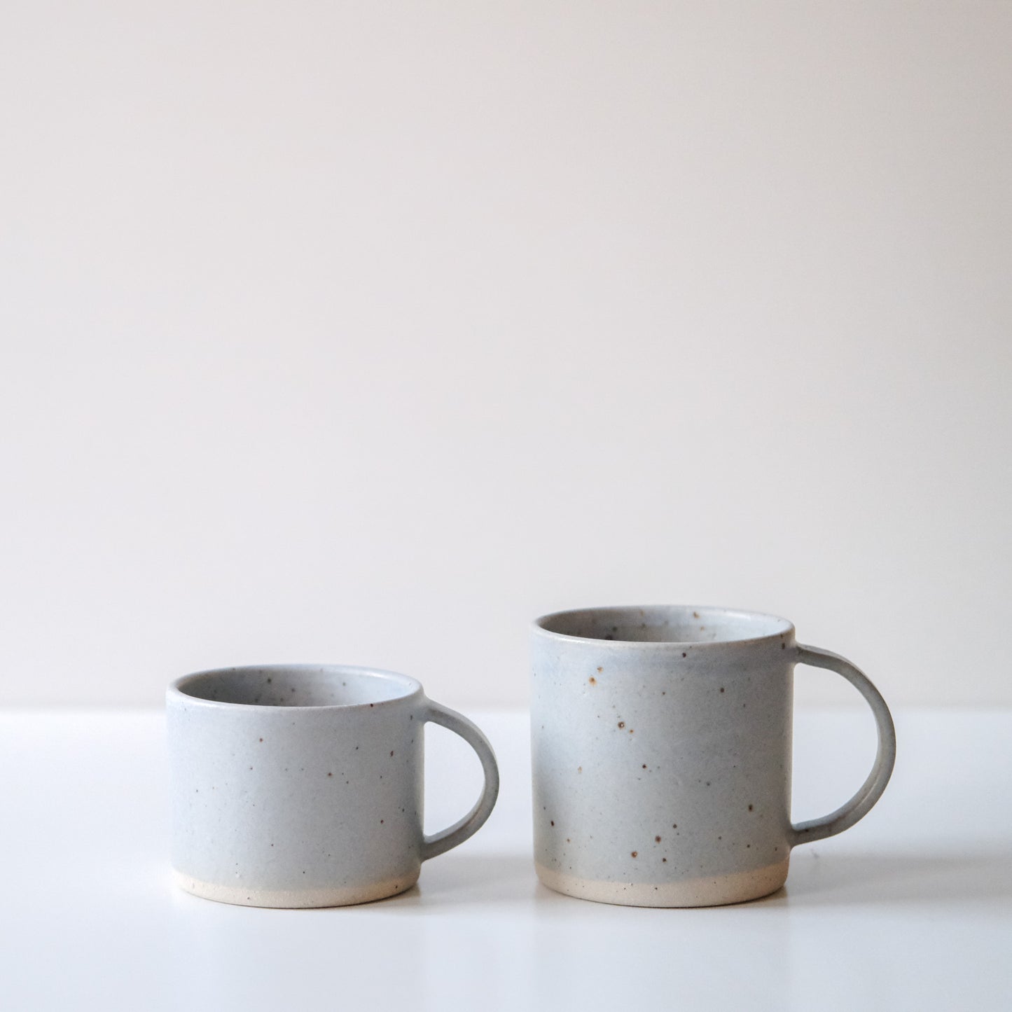 Short Mug - Linen Blue & Speckled
