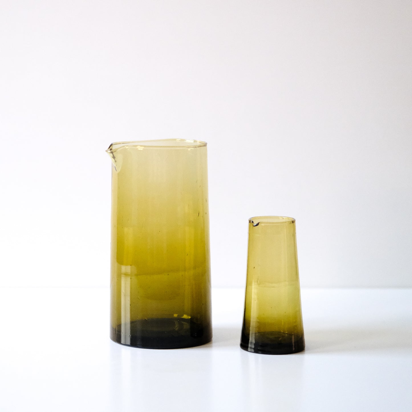 Recycled Glass Jug - Amber