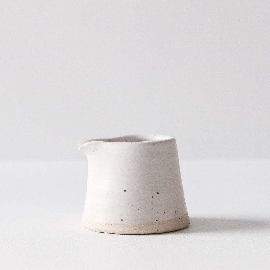 Creamer - Matte White & Speckle