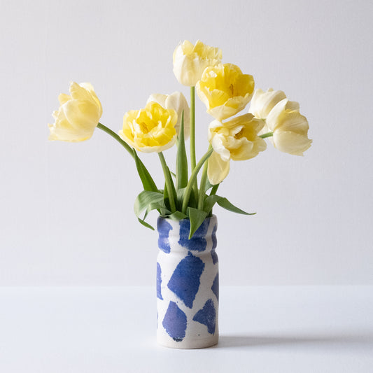 Stem Vase - Cobalt Print