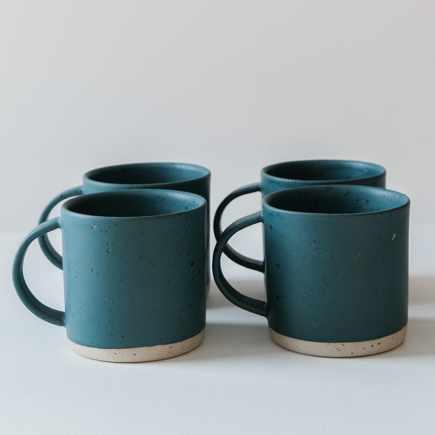 Nori Green & Speckled Mugs - Set of 4 SECONDS - DOR & TAN