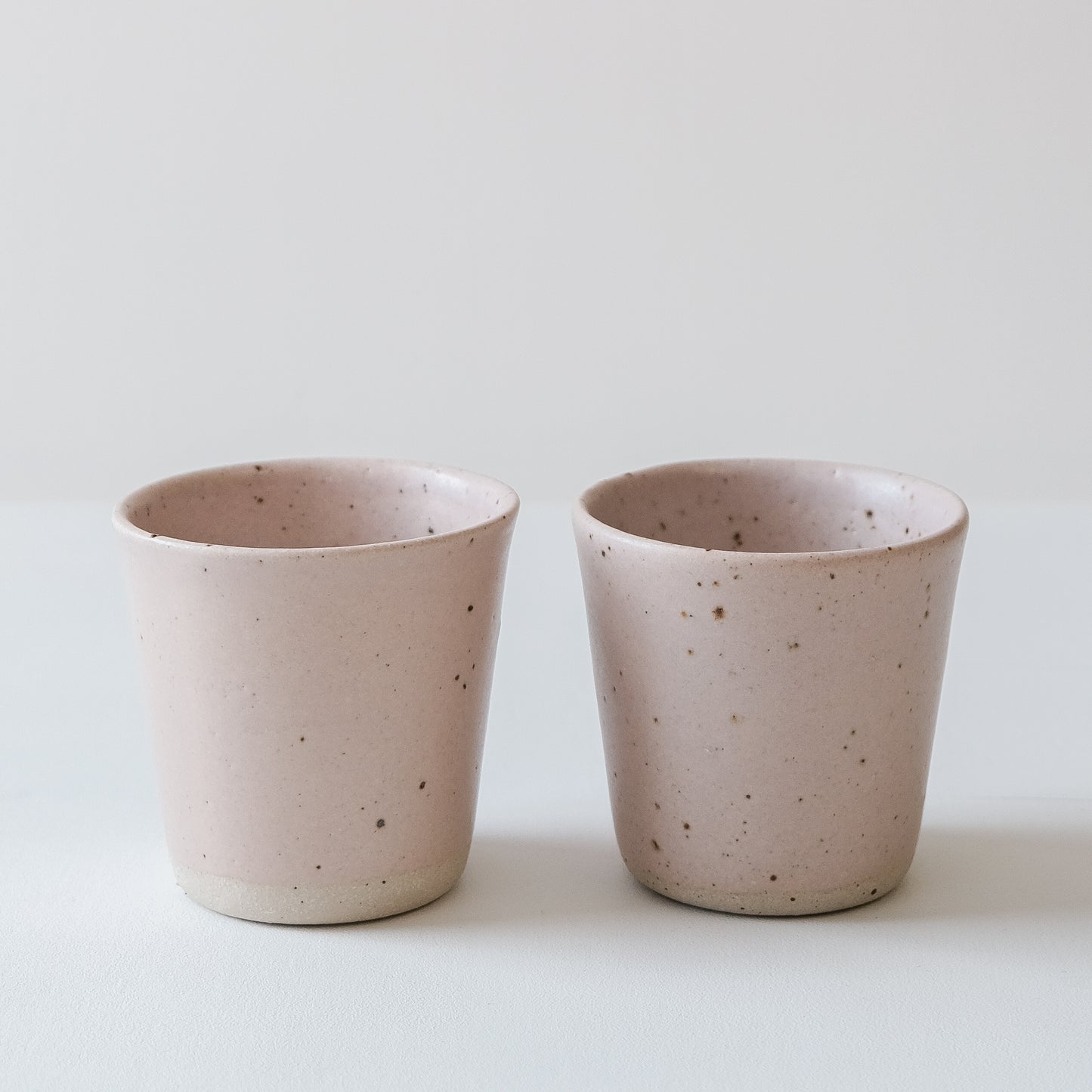 Feldspar Pink & Speckled Beakers - Set of 2 SECONDS - DOR & TAN