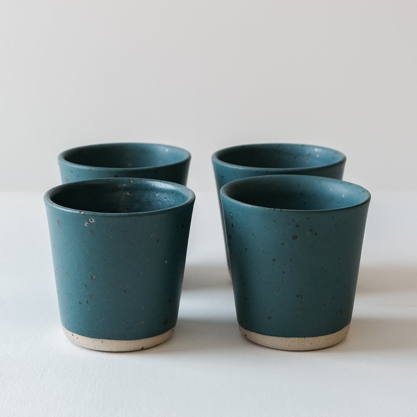 Nori Green & Speckled Beakers - Set of 4 SECONDS - DOR & TAN