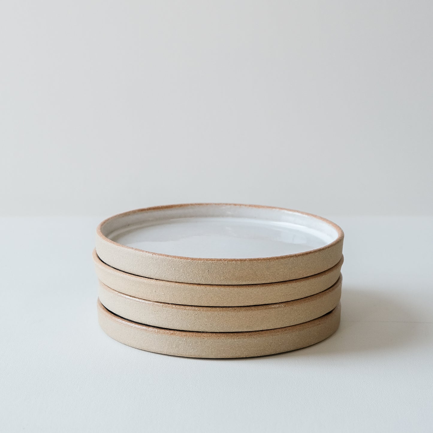 Everyday Cake Plates Oat - Set of 4 SECONDS
