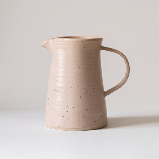 Feldspar Pink & Speckle Large Jug - SECOND