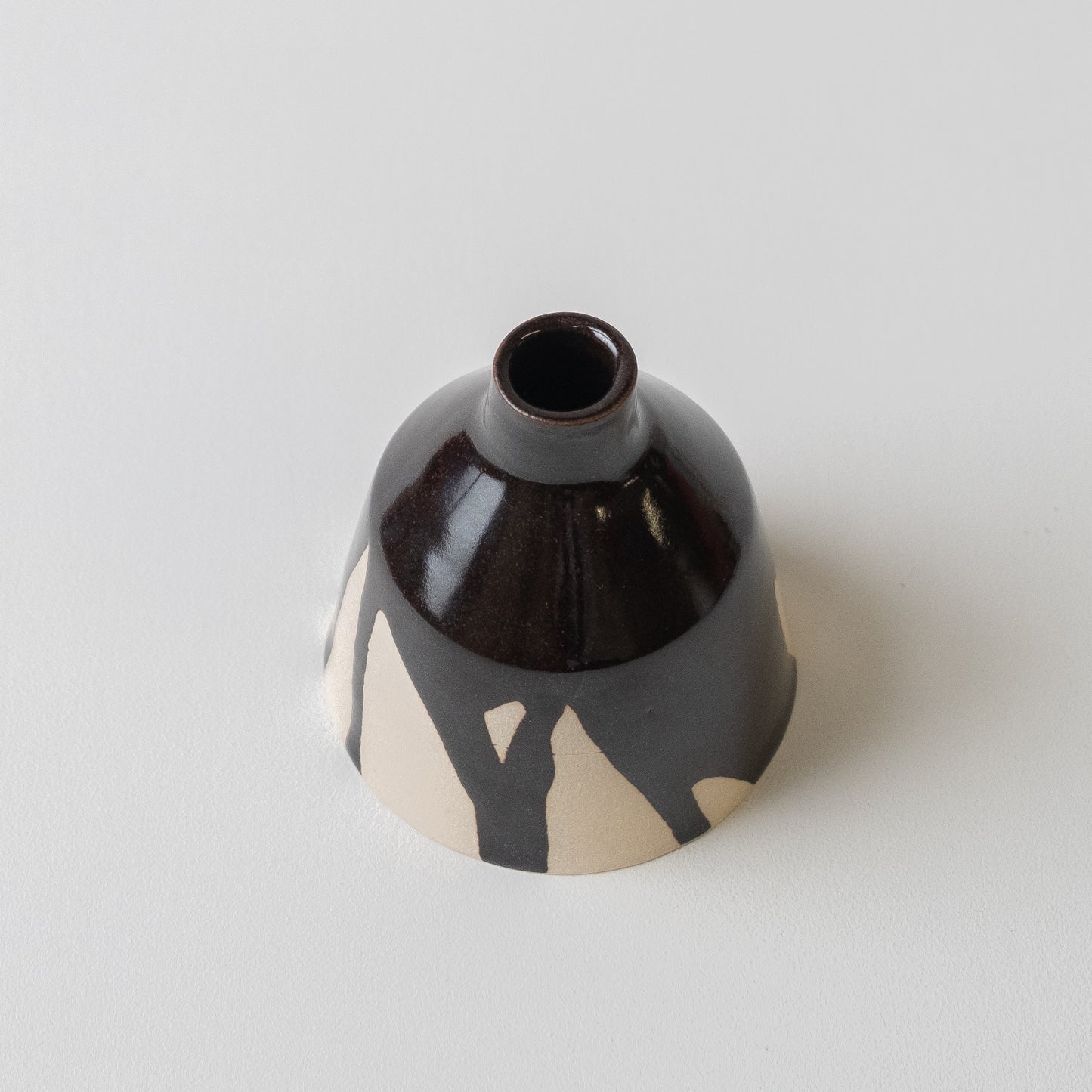 Tenmoku Bud Vase