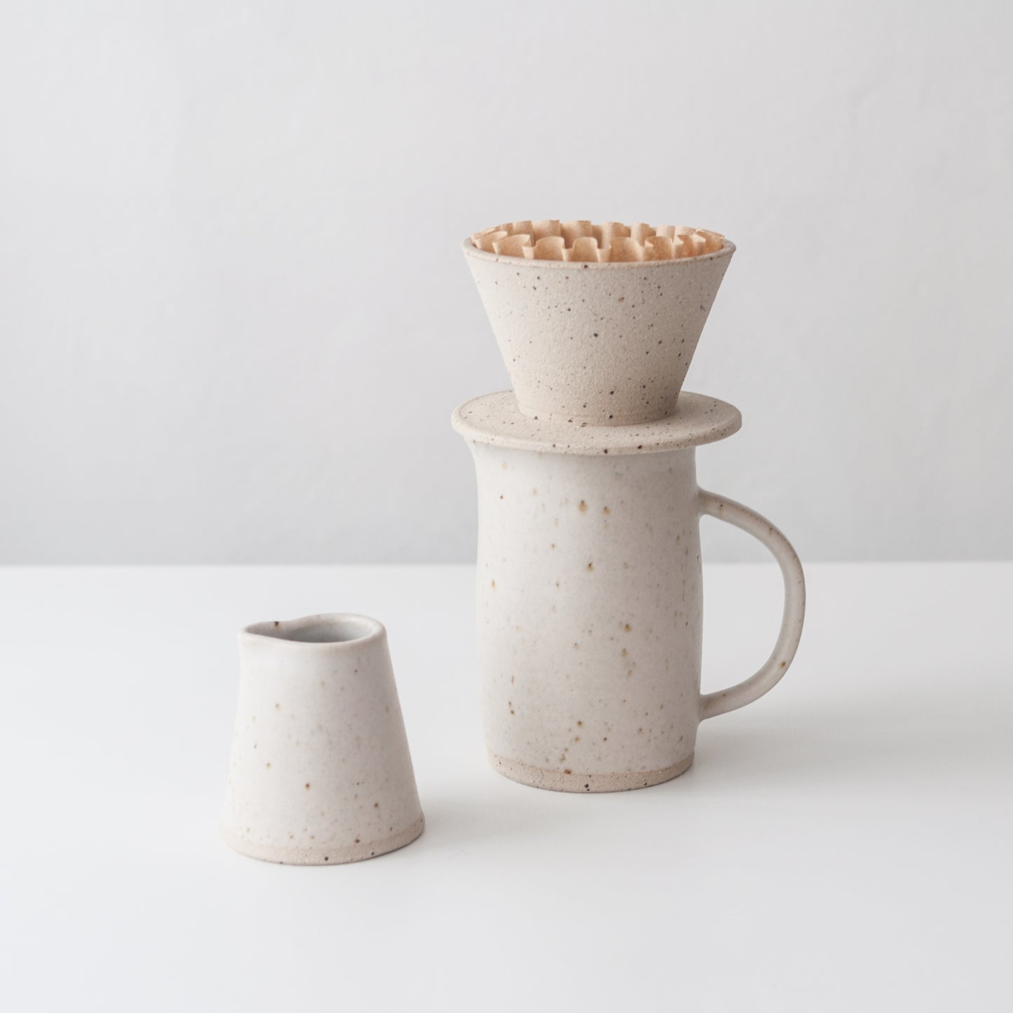 Creamer - Matte White & Speckle