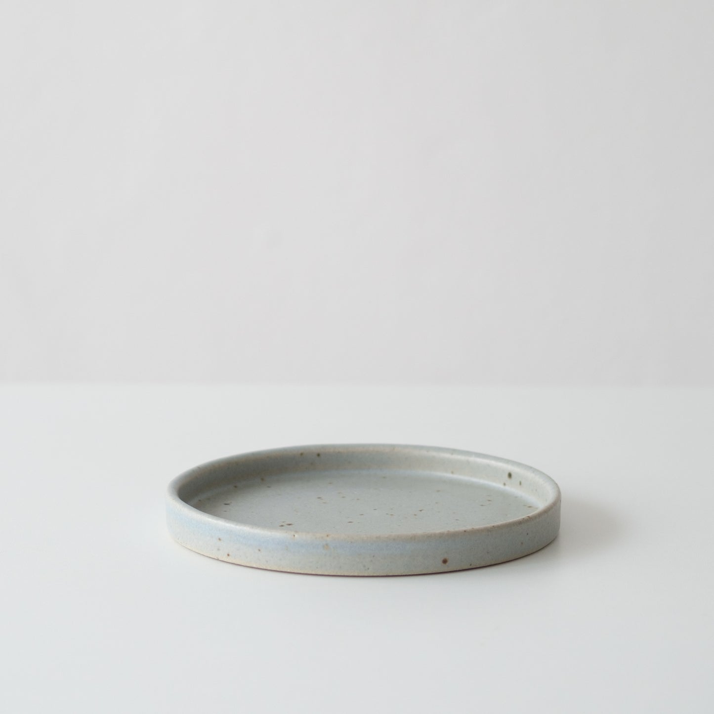 Everyday Cake Plate - Linen Blue & Speckled