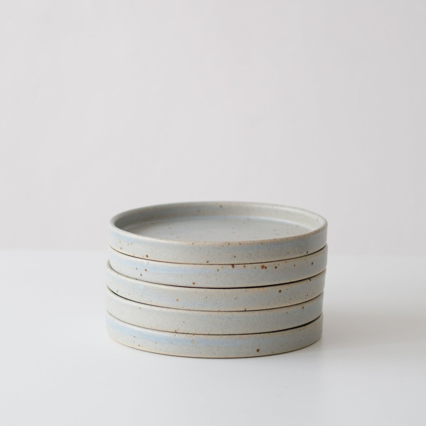 Everyday Cake Plate - Linen Blue & Speckled