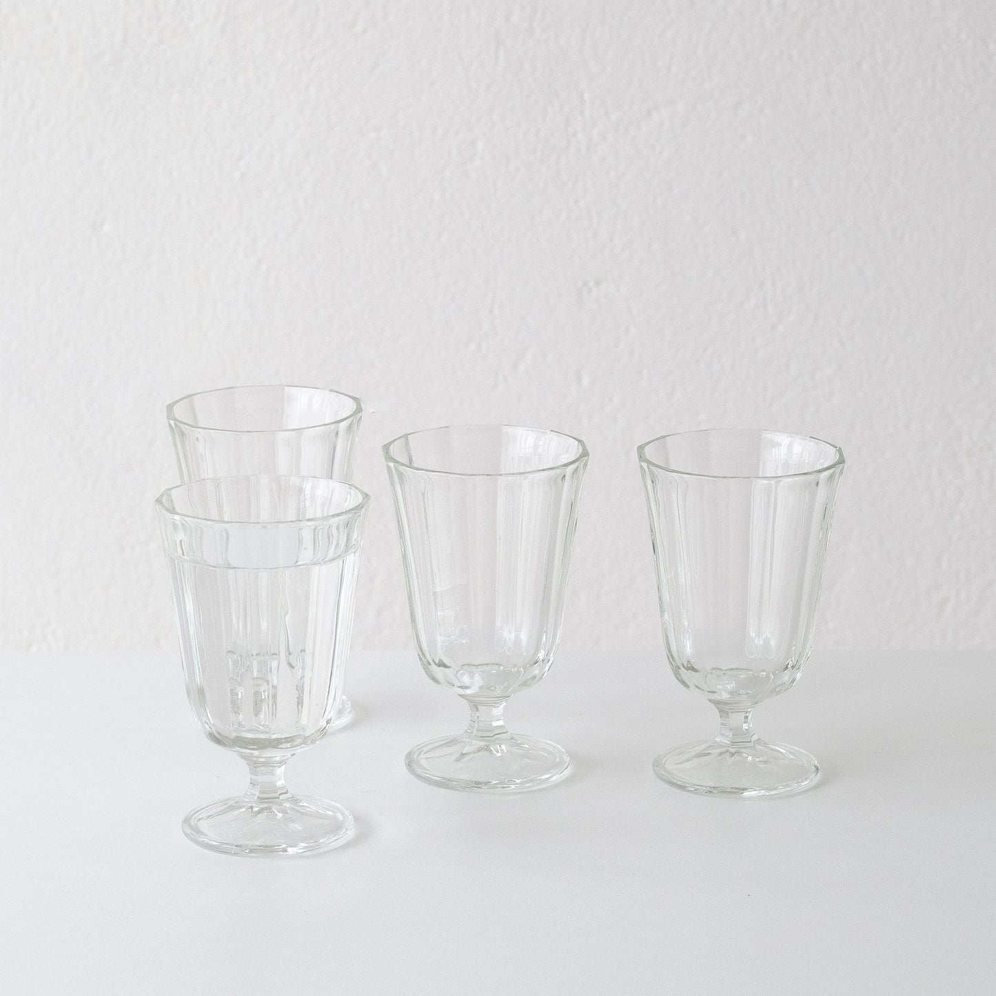 Faceted Wine Glass