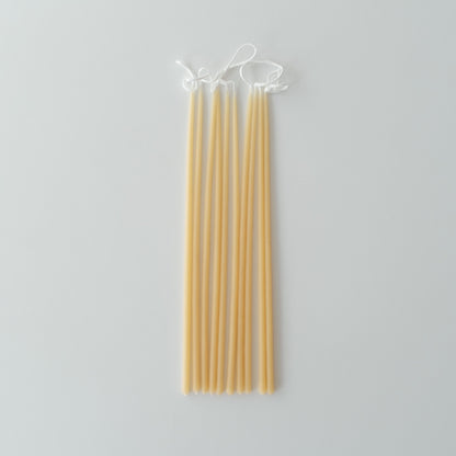 Beeswax Celebration Candles - Set of 10