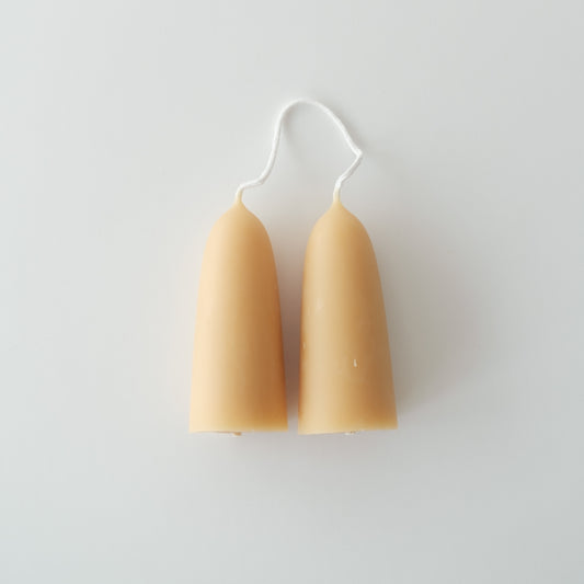 Beeswax Candle Stubby - Set of 2