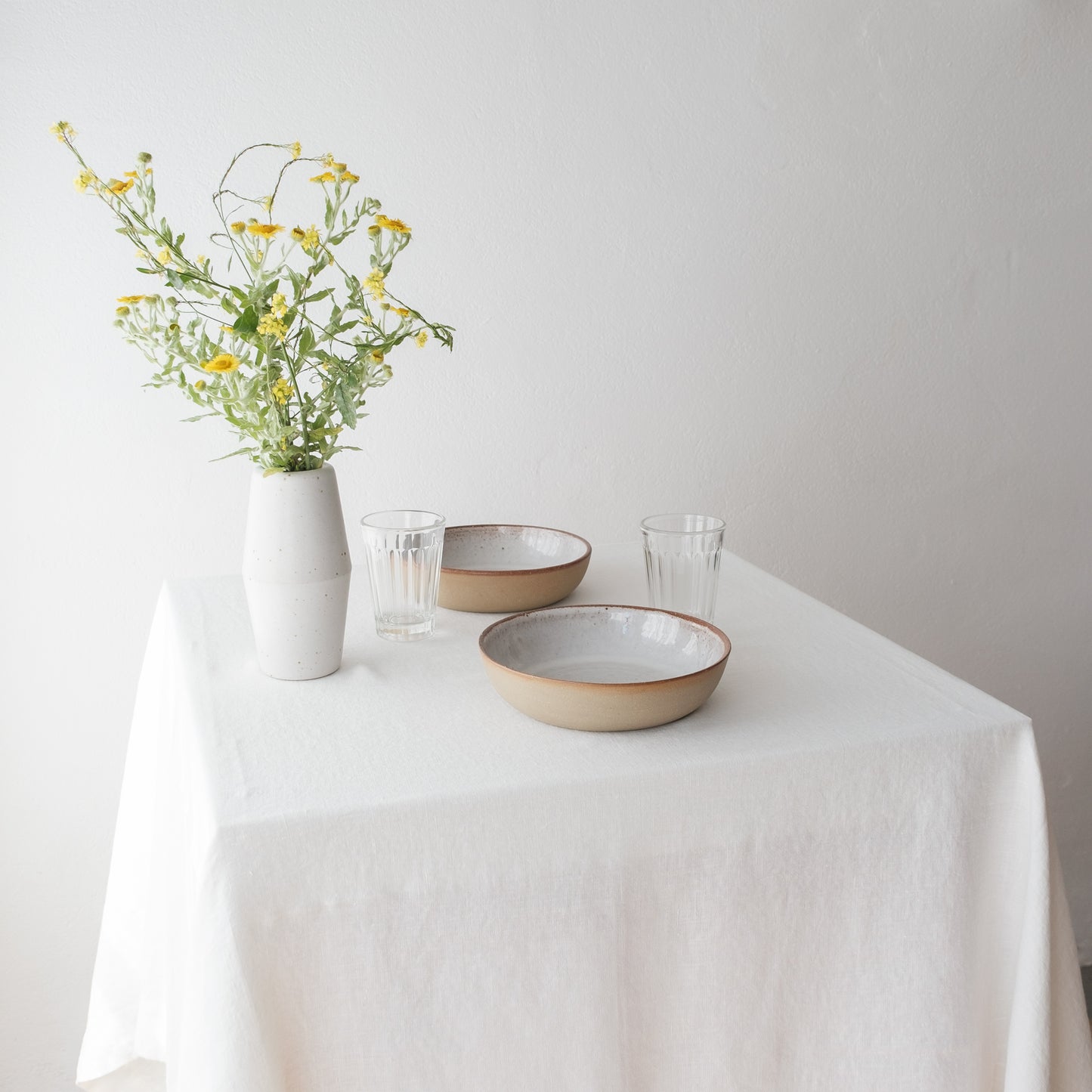 Linen Tablecloth - White
