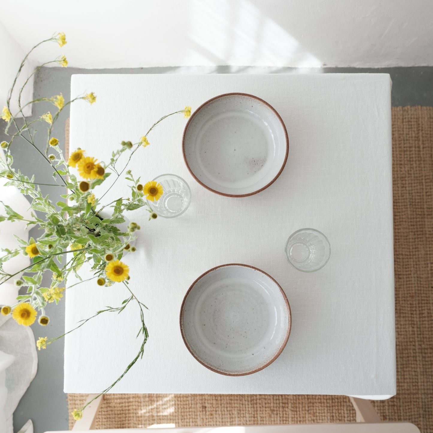 Linen Tablecloth - White
