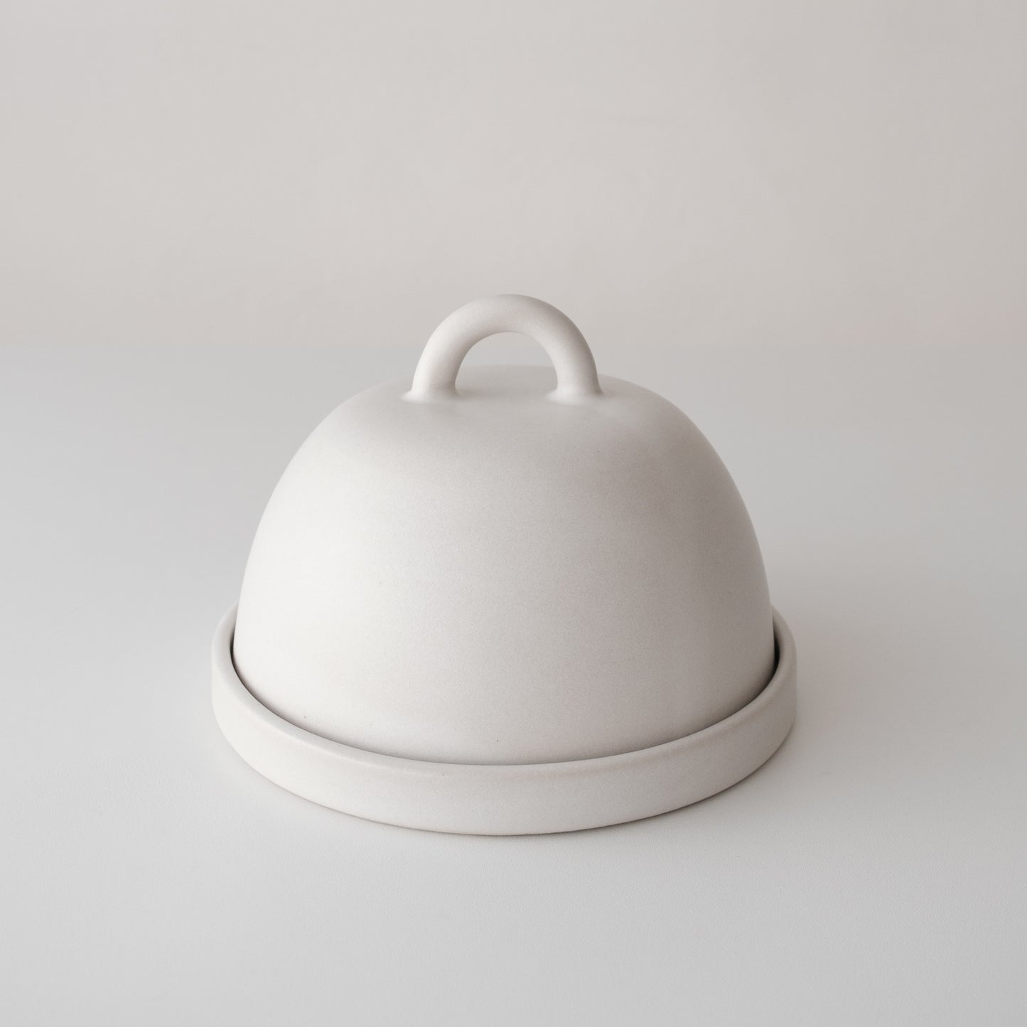 Butter Dish - Matte White