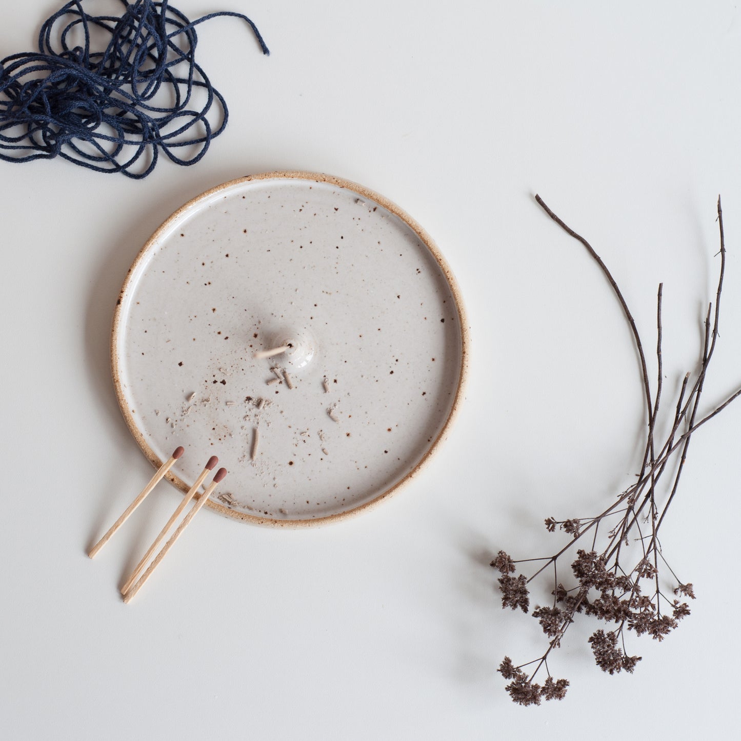 Incense Holder - Speckled, Incense Holder - DOR & TAN | Contemporary Handmade Tableware