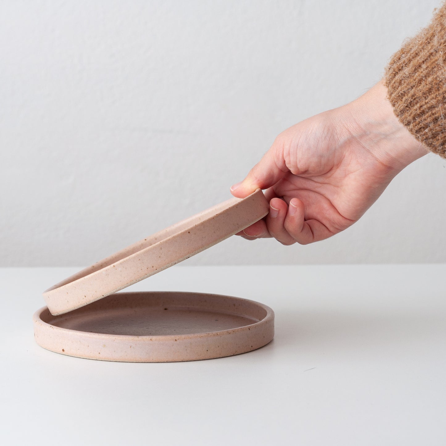 Everyday Cake Plate - Feldspar Pink & Speckled