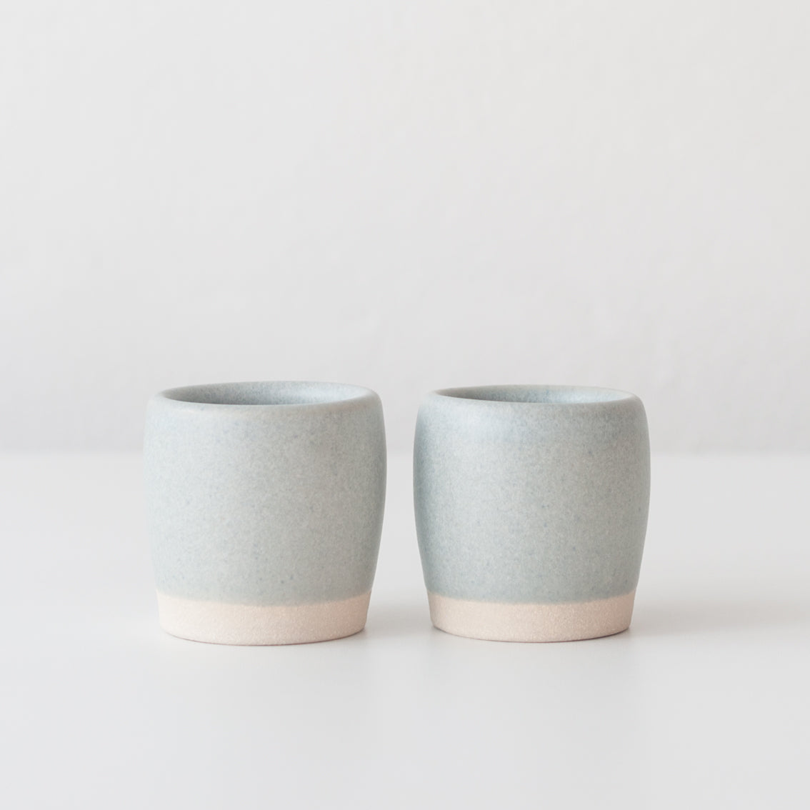Hand thrown espresso cups in a flecked stoneware — Pottery West