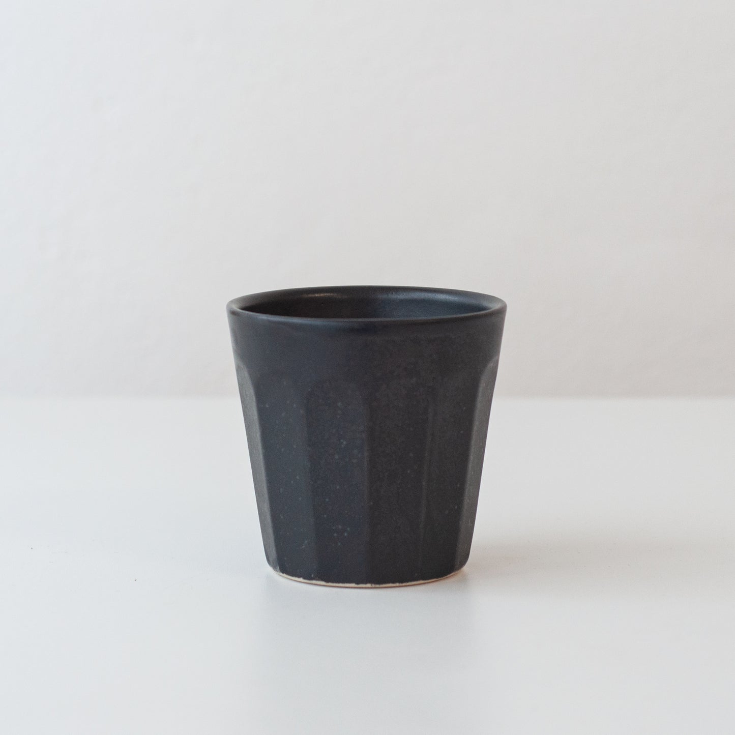 Faceted Beaker - Matte Black
