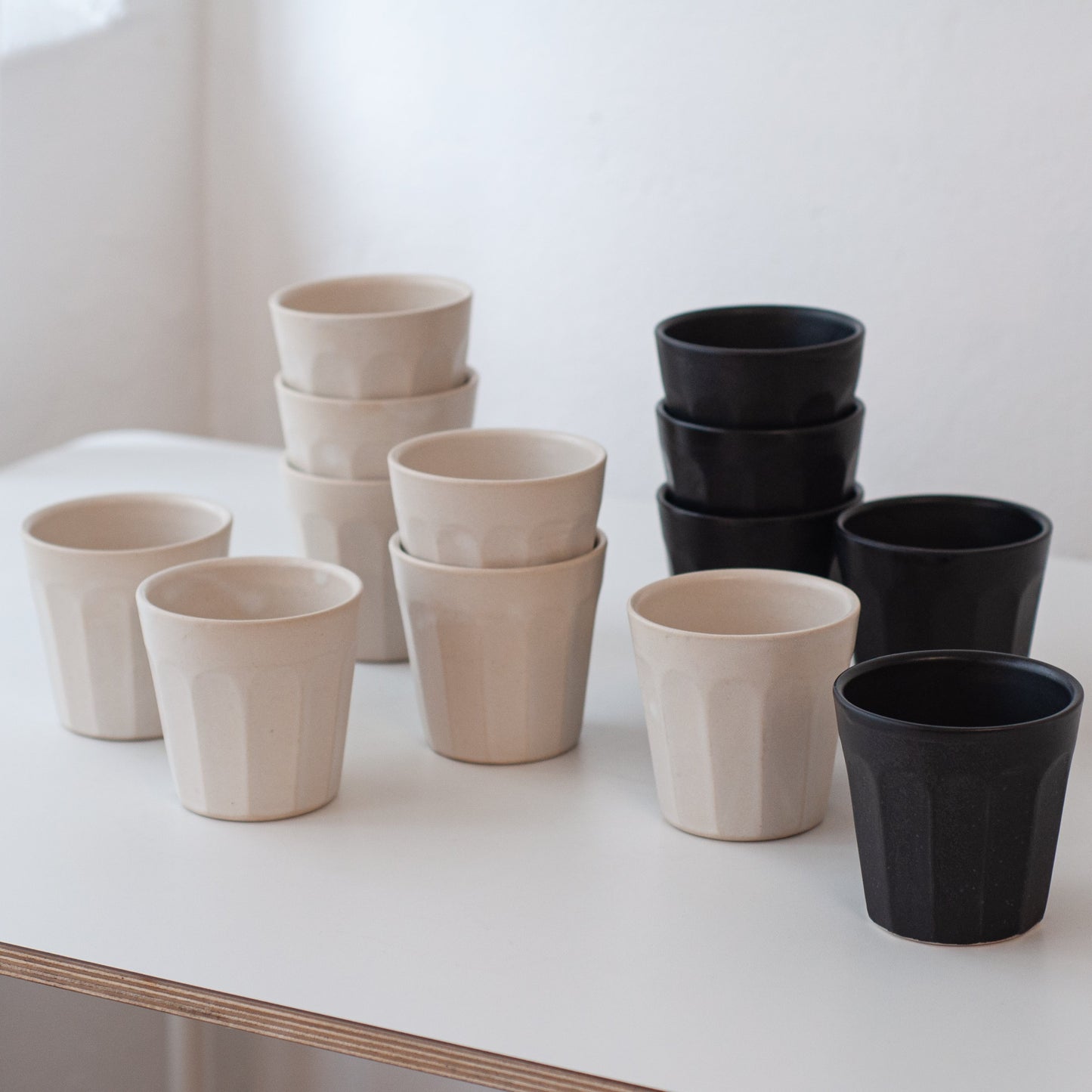 Faceted Beaker - Matte Black