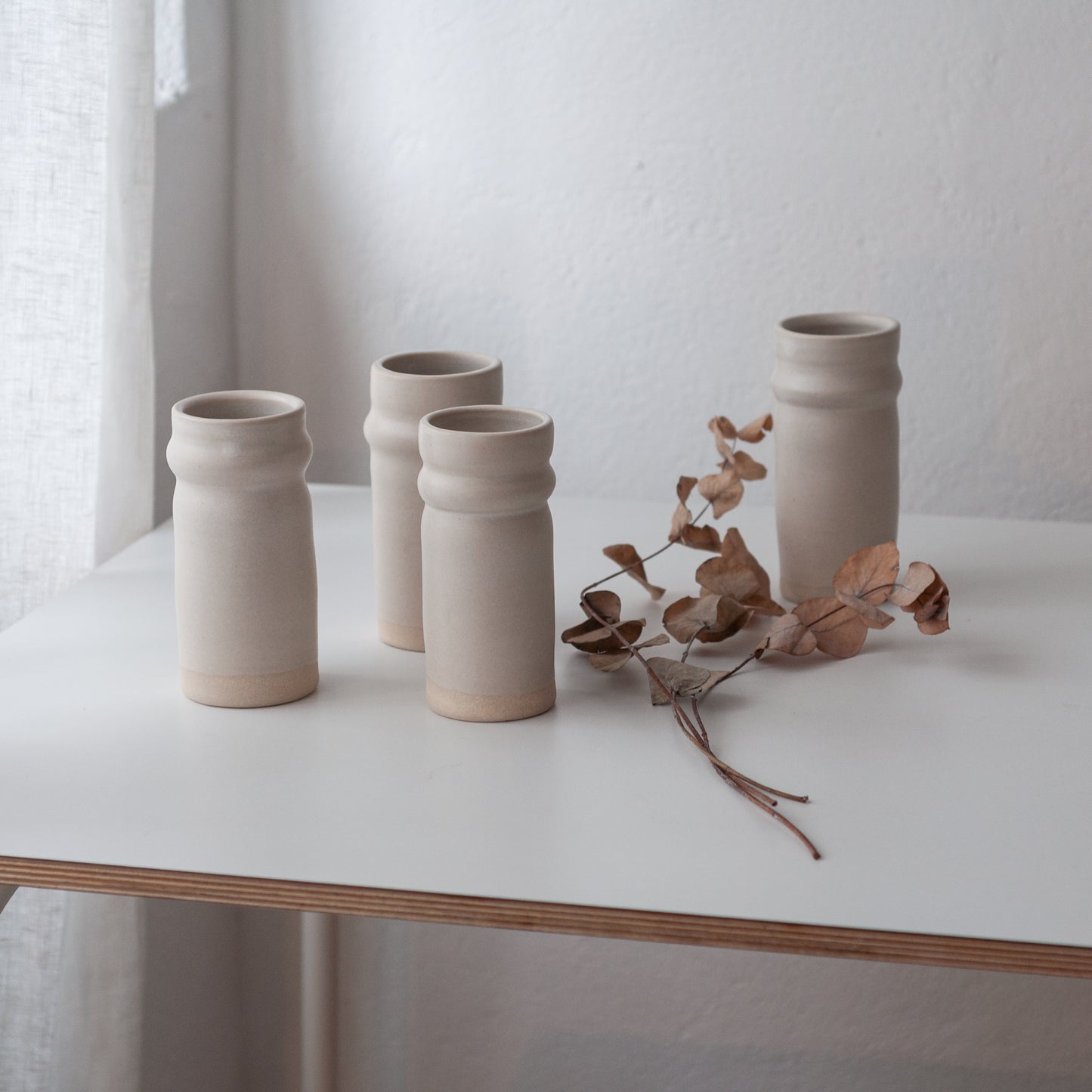 Stem Vase - Matte White