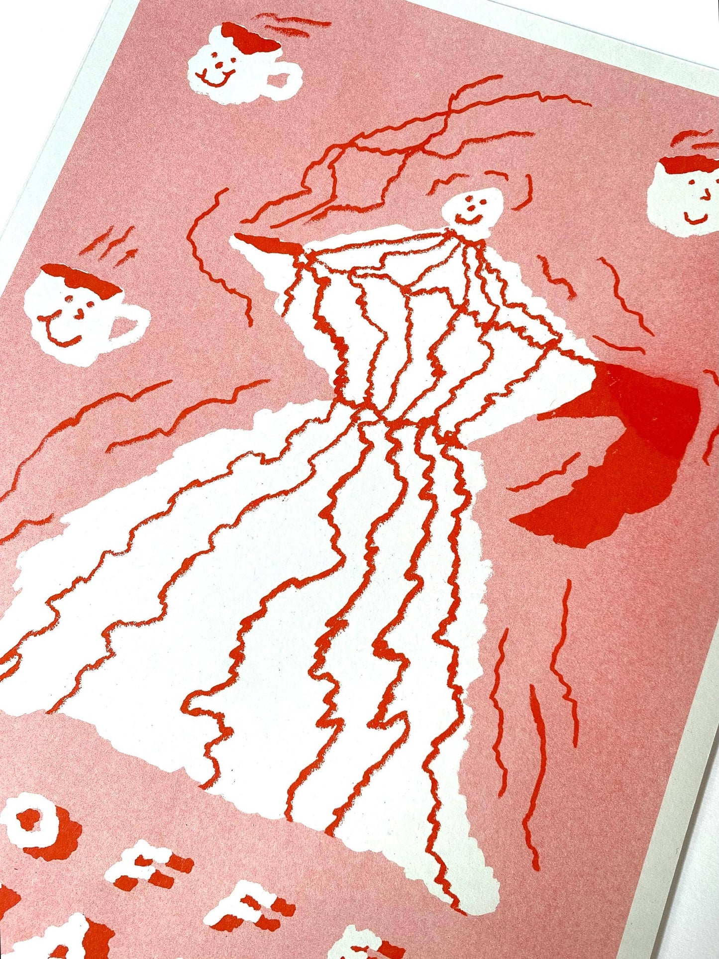 Riso print (A3) - Coffee Shakez