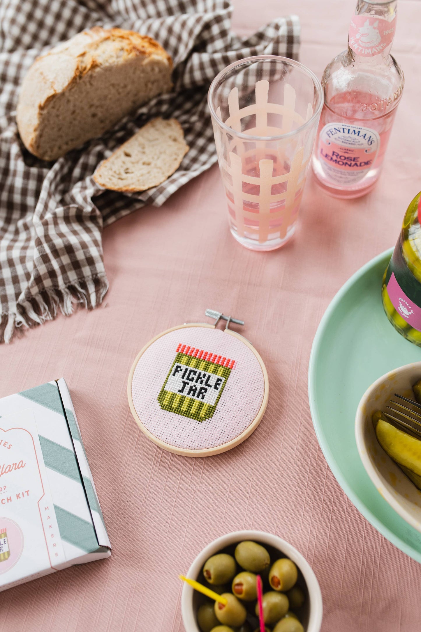 Pickle Jar - Cross Stitch Kit
