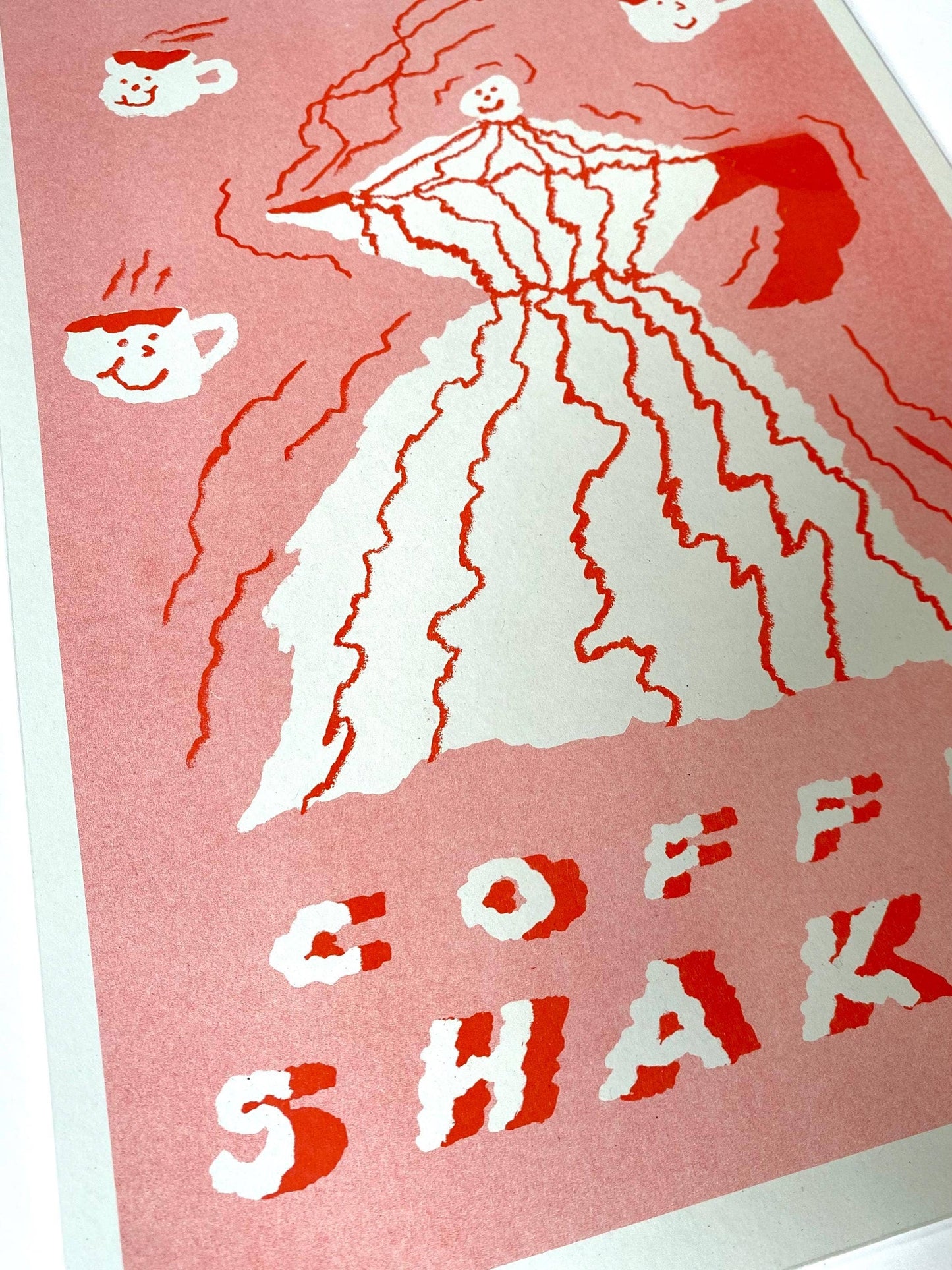 Riso print (A3) - Coffee Shakez