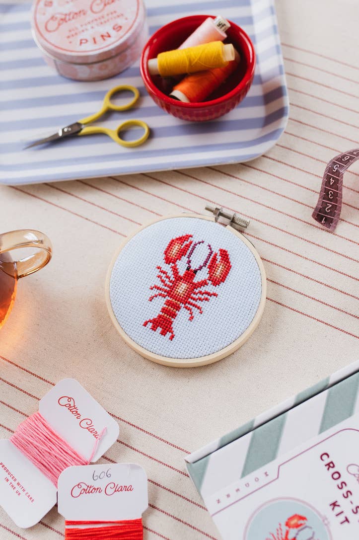 Lobster - Cross Stitch Kit