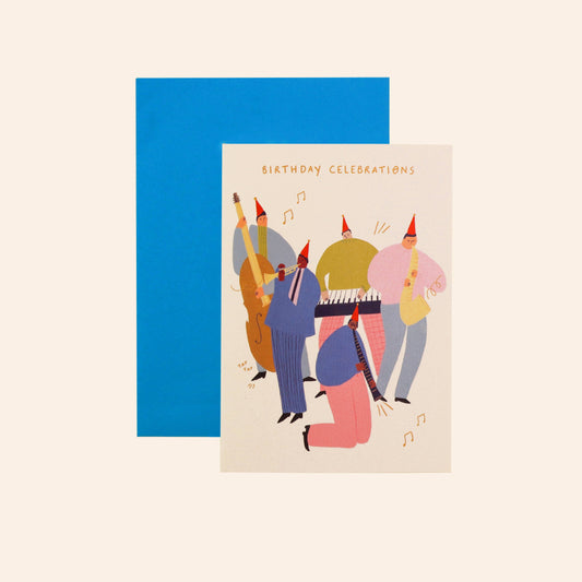 Card - Jazz Celebrations Birthday Card