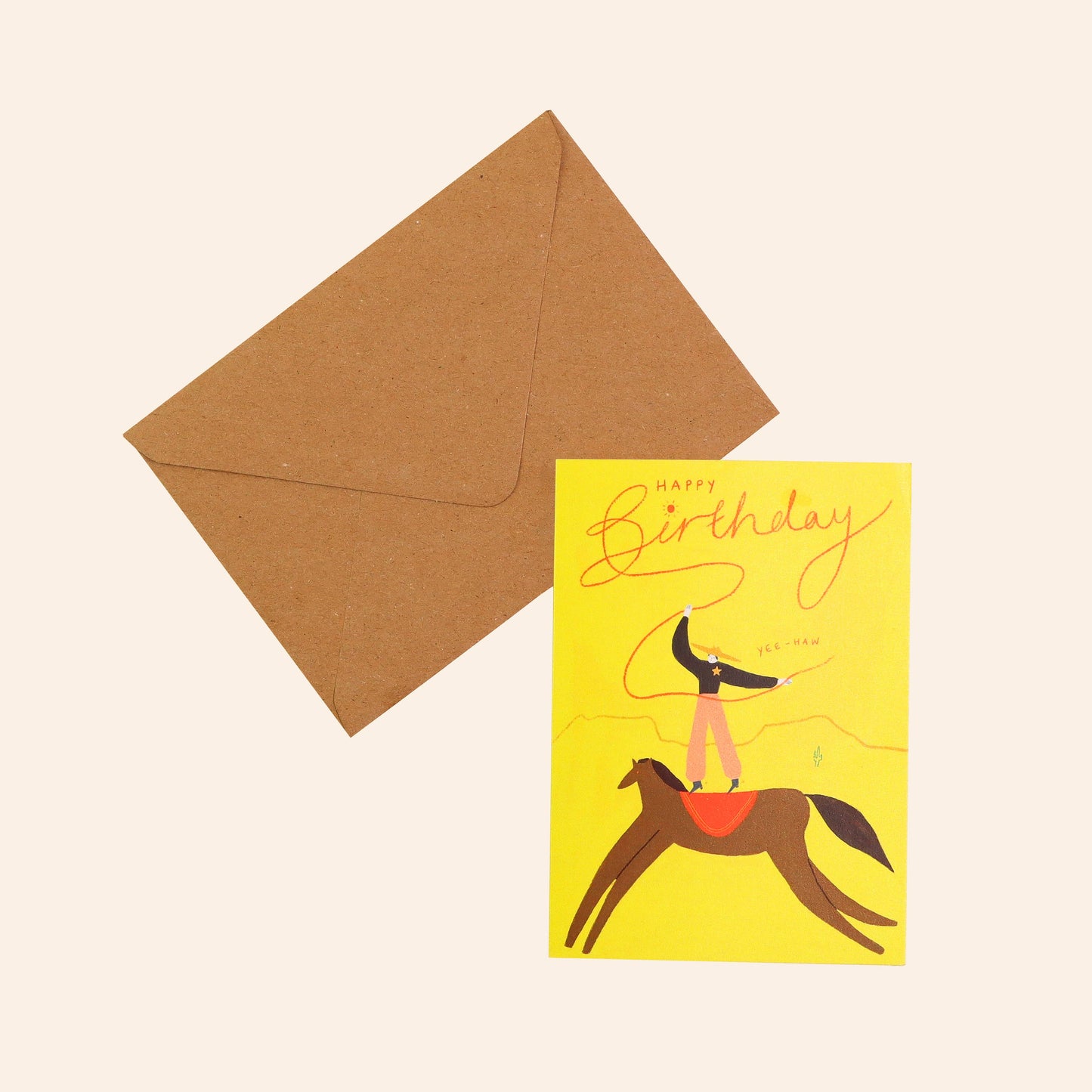 Card - Yee-Haw Cowboy Birthday Card