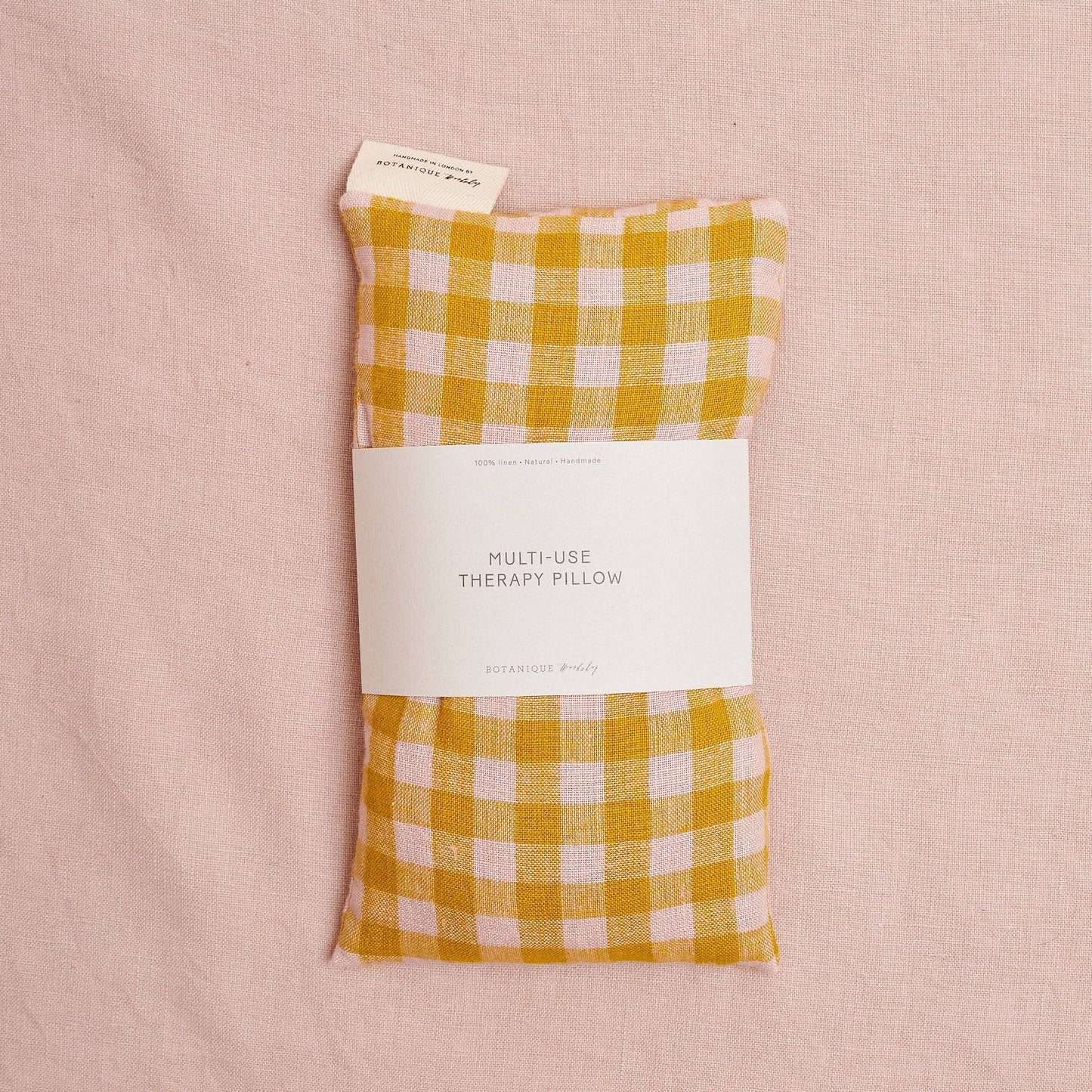 Multi-Use Lavender Therapy Pillow - Wes Gingham Linen