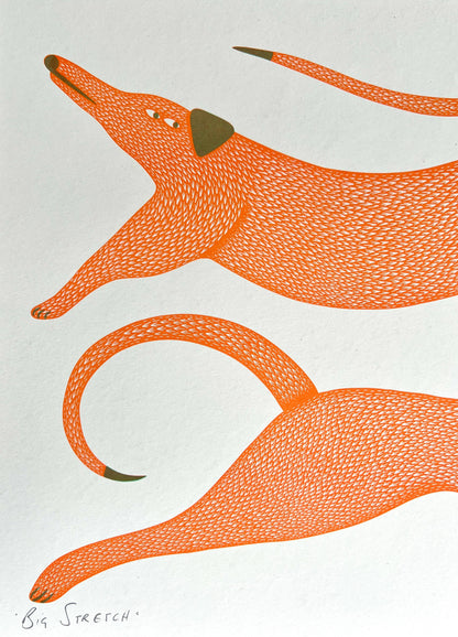Riso Print - Big Stretch