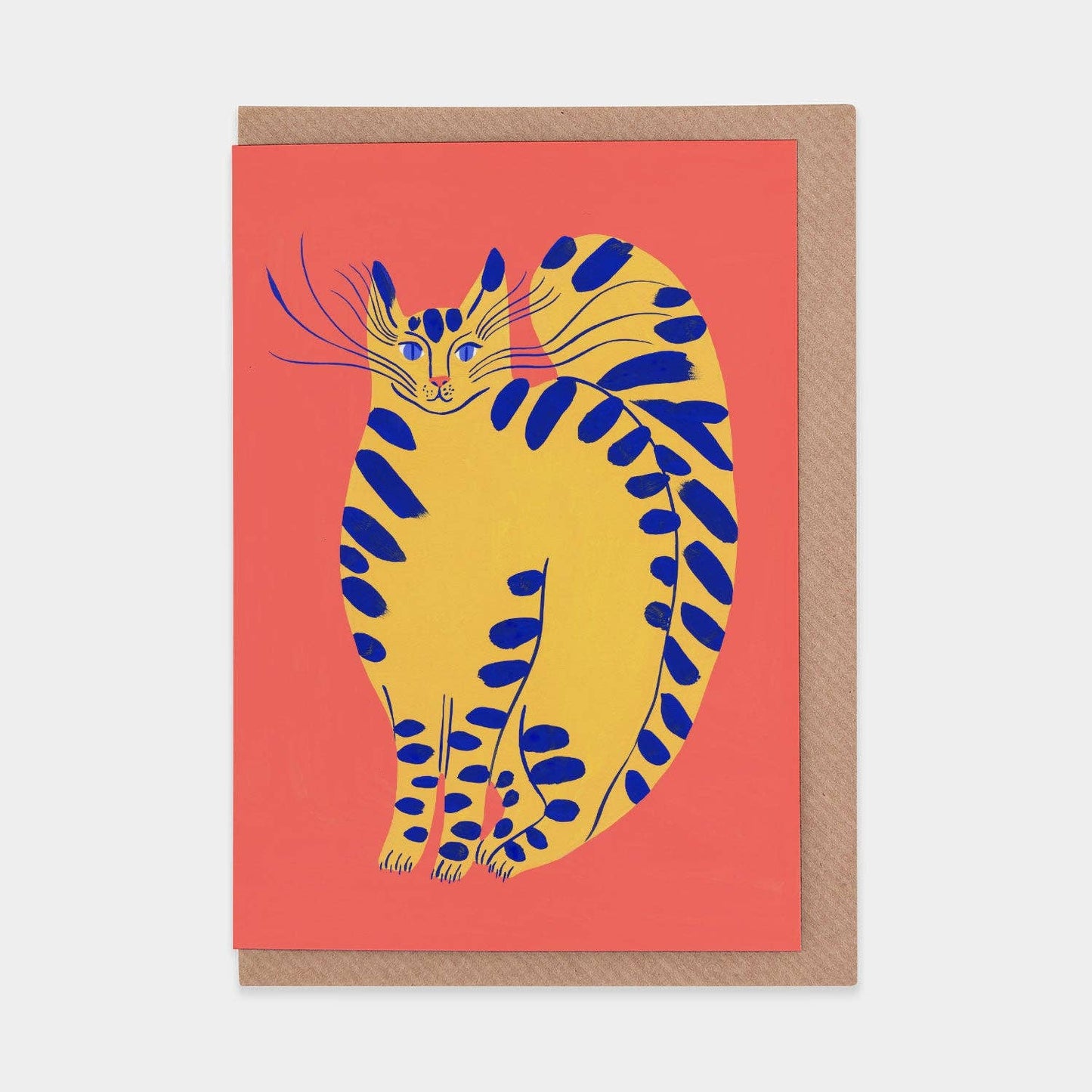 Card - Yellow Feline