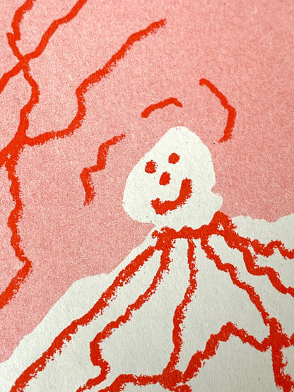 Riso print (A3) - Coffee Shakez