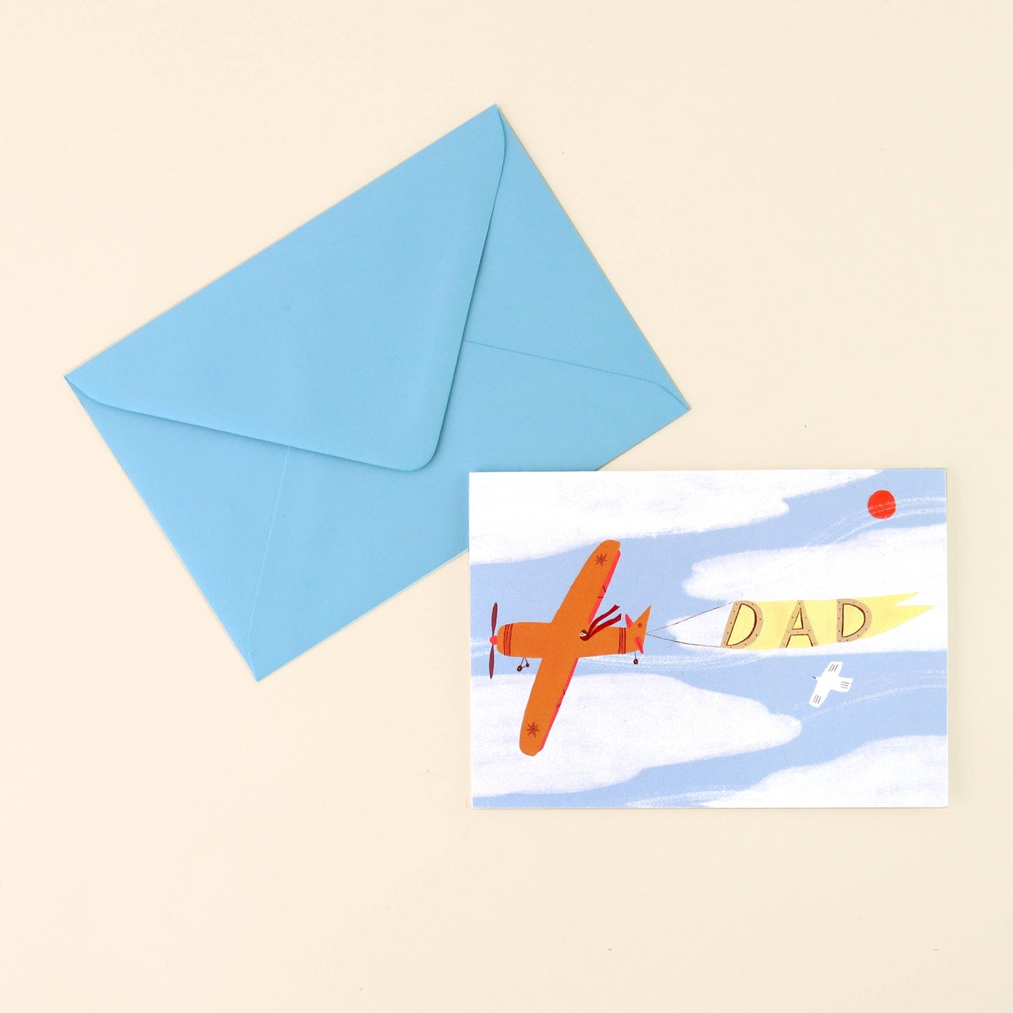 Card - Vintage Plane Dad Card