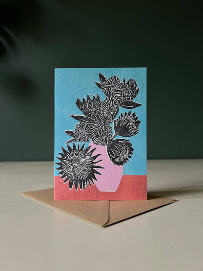 Greeting Card - Chrysanthemums