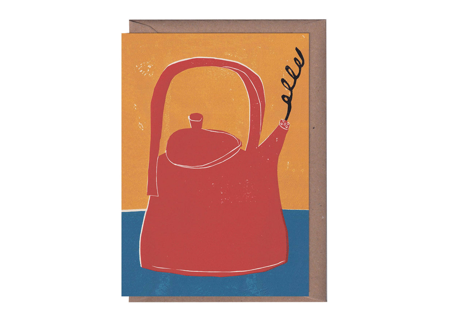 Greeting Card - Red Teapot