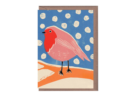 Greeting Card - Christmas Robin