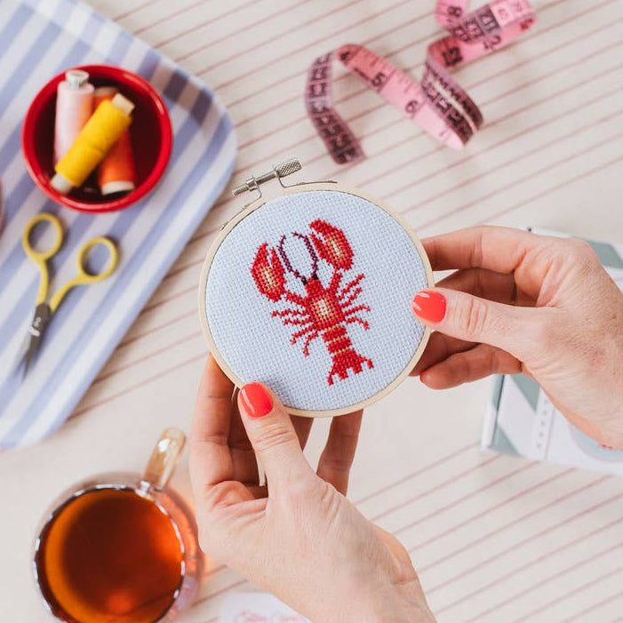 Lobster - Cross Stitch Kit