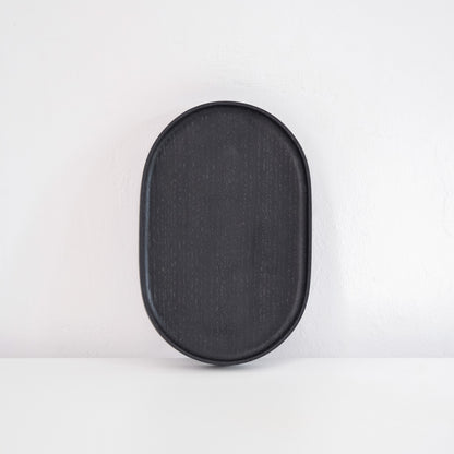 Oval Tray - Ebonised