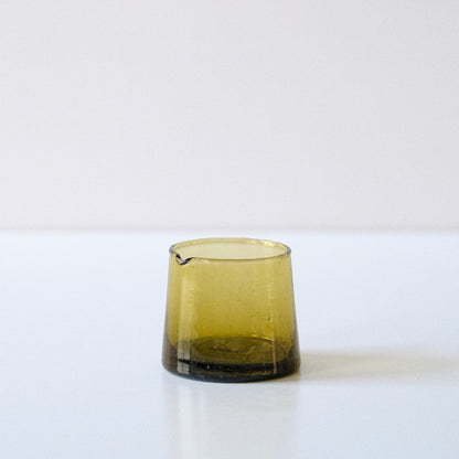Recycled Glass Creamer - Amber