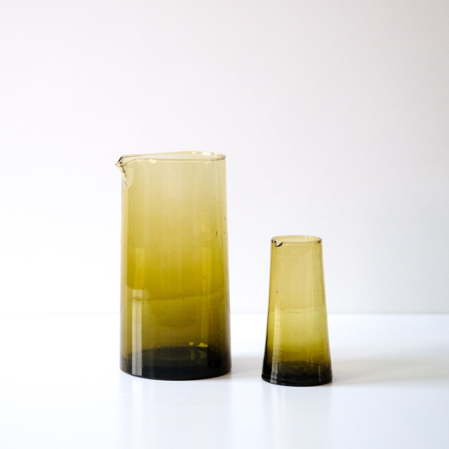 Recycled Glass Carafe - Amber