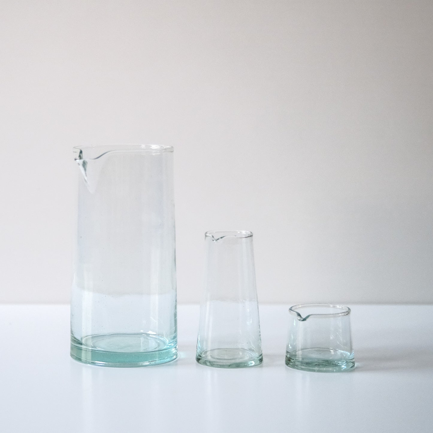 Recycled Glass Carafe - Clear