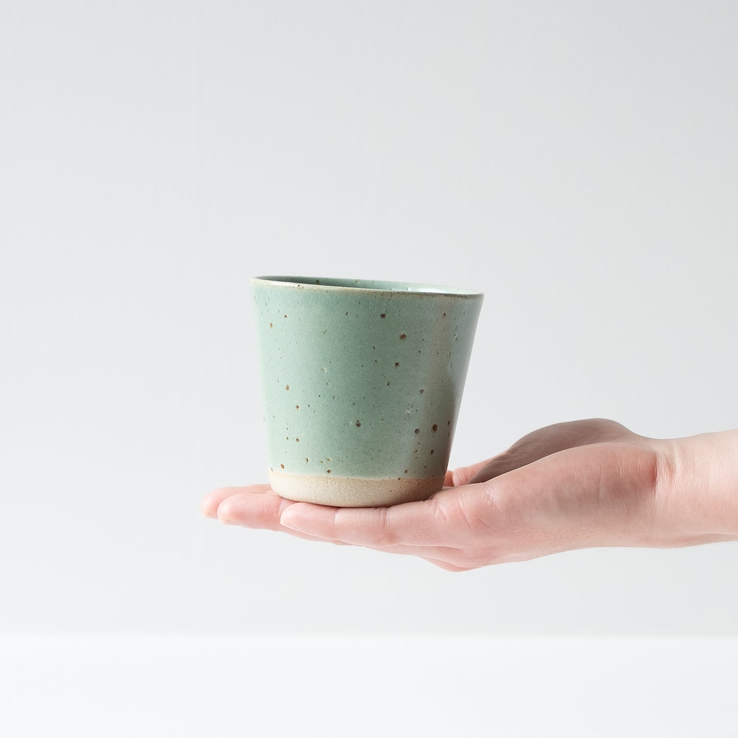 Beaker - Celadon & Speckled