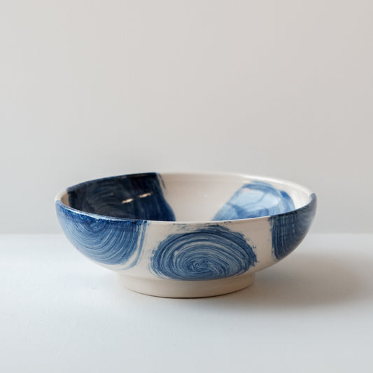 Blue Slip Bowl No.1 - One off Piece