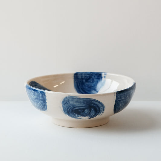 Blue Slip Bowl No.2 - One off Piece