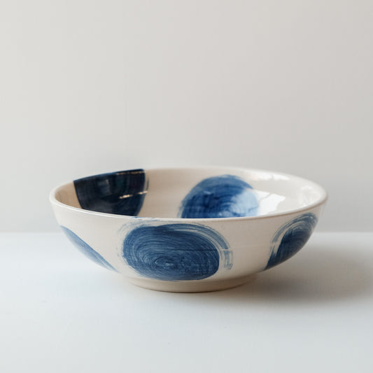 Blue Slip Bowl No.3 - One off Piece