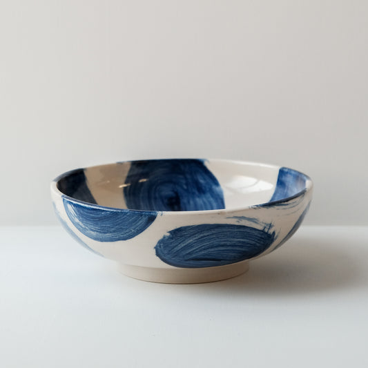 Blue Slip Bowl No.4 - One off Piece